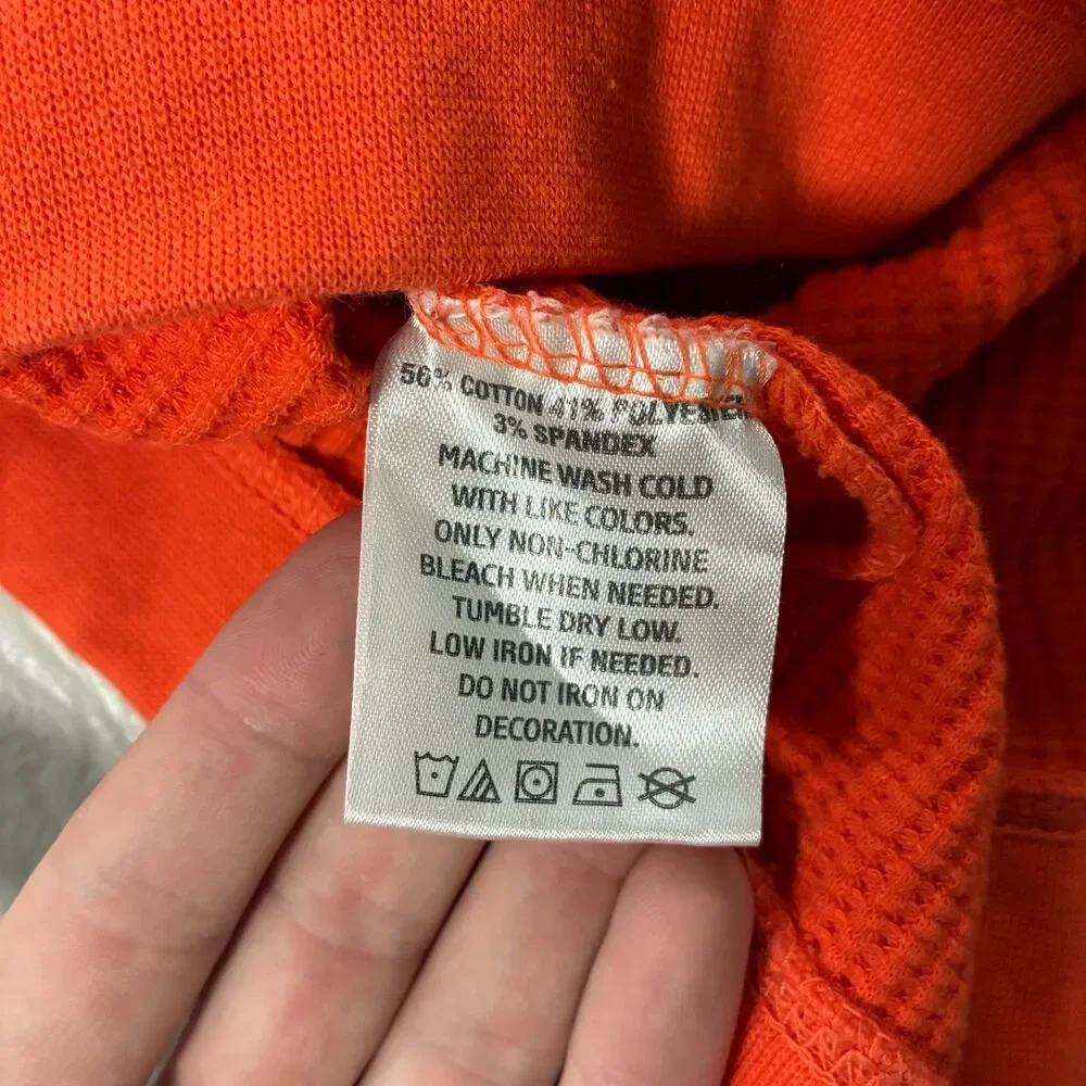 Clemson Tigers PressBox Surf Plus Sweater Orange Size Medium NCAA